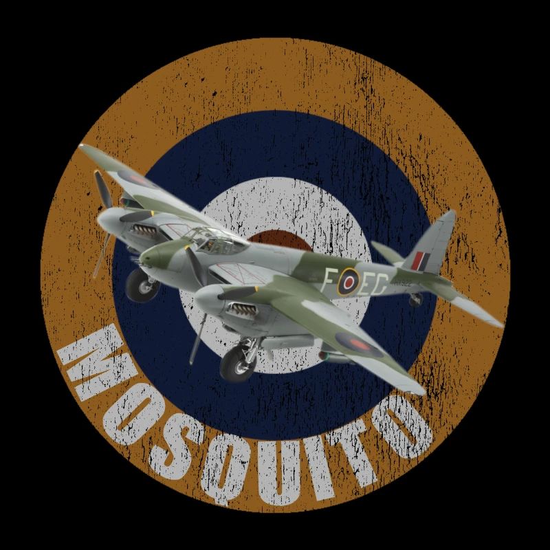 Famous WW2 Plane DH-98 Mosquito Fighter Bomber