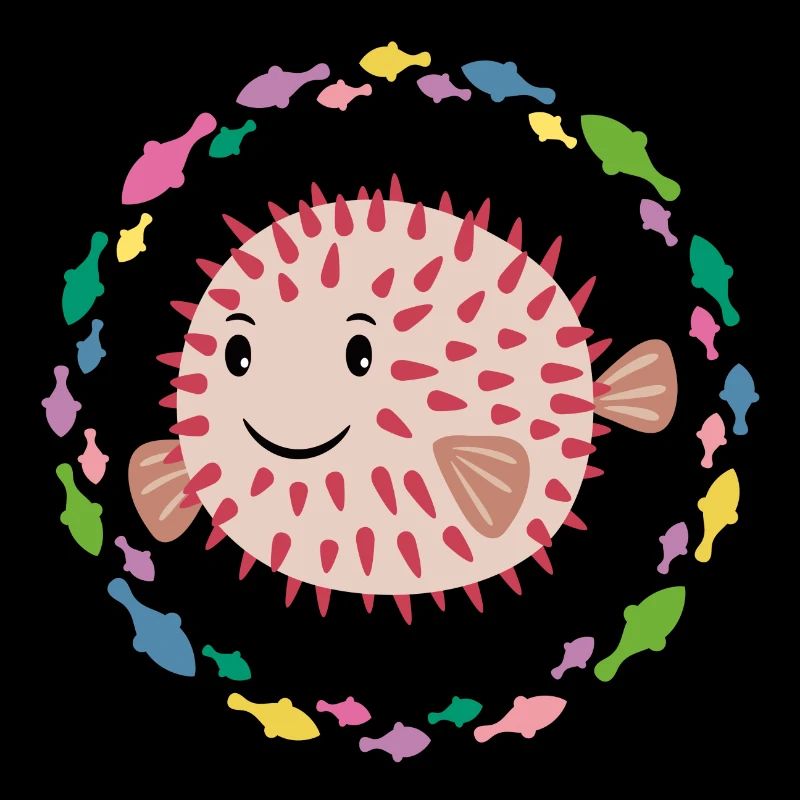 Small prickly puffer fish