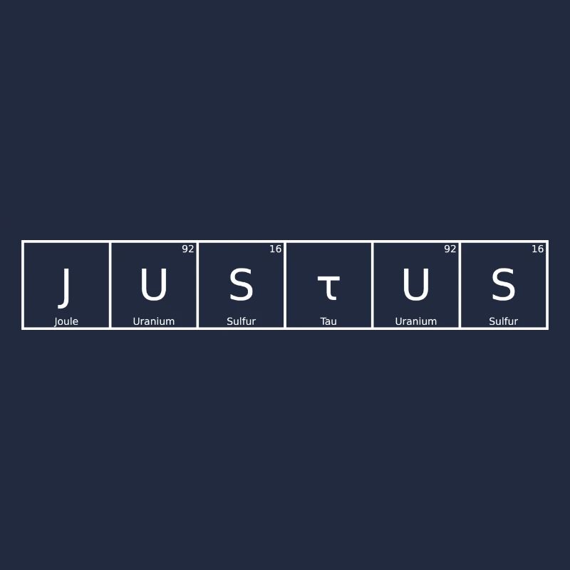 Justus Name Vorname Chemie Periodensystem Elemente