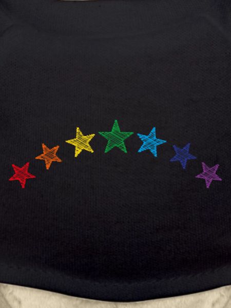 Sterne Regenbogen scribble