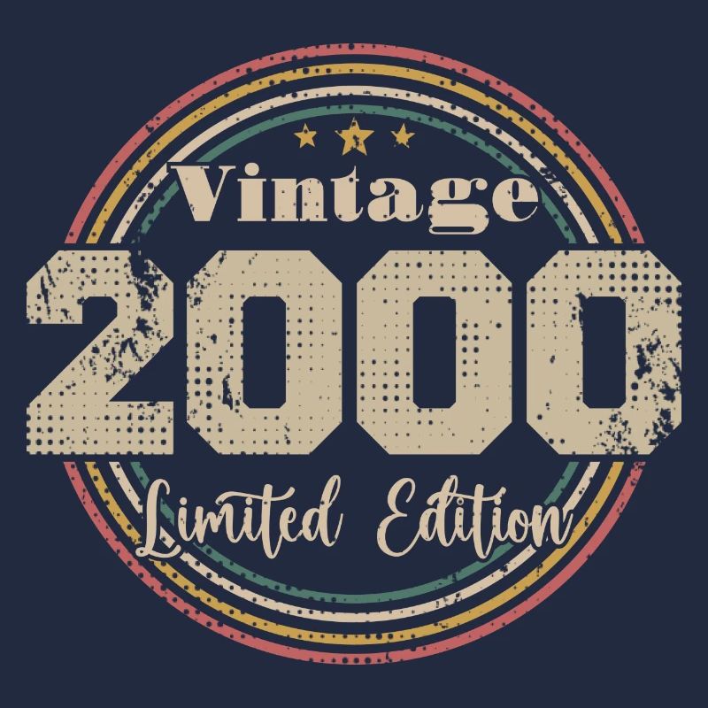 2000 Anniversaire Vintage Rétro Né En - 2000