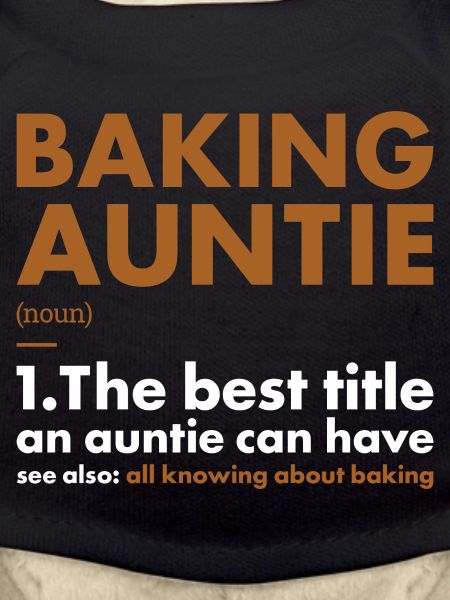 Baker Auntie Definition Baking