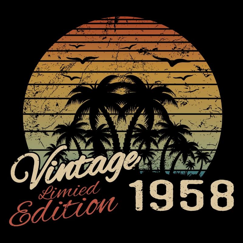 Vintage 1958 Birthday Gift 1958 Retro 1958