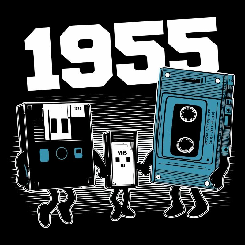 Vintage Born In 1955 Birthday Gift 1955