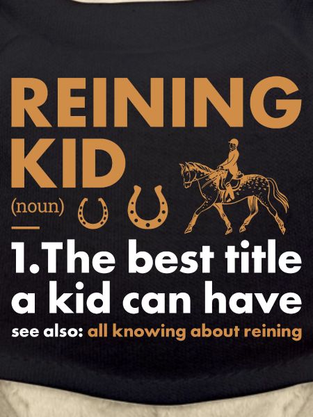 Pure Kid Definition Reining