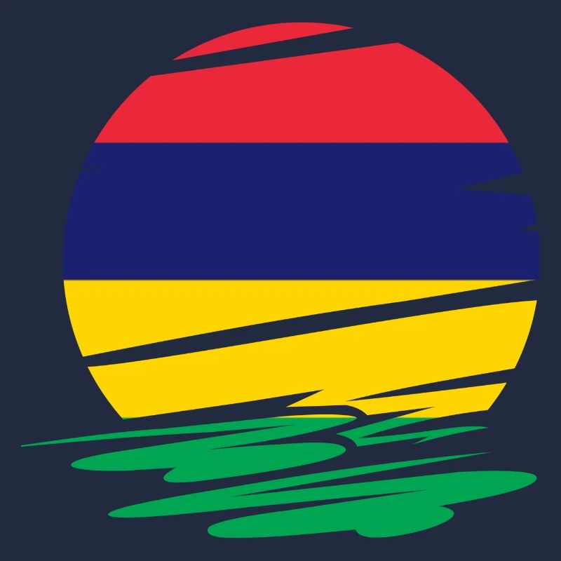 Mauritius sunset flag