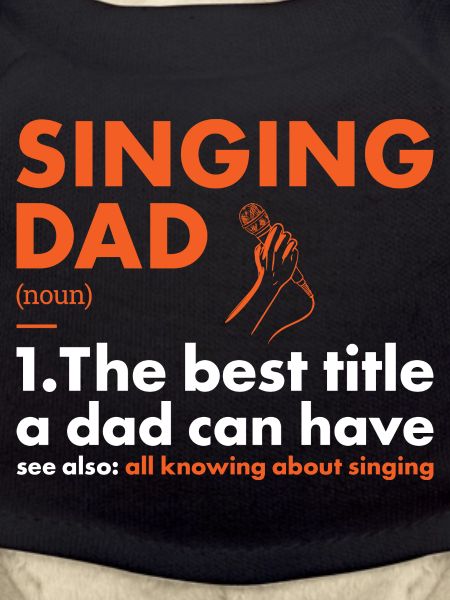 Singer Dad Definition Singing