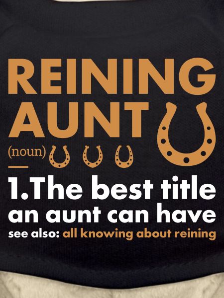 Reiner Aunt Definition Reining