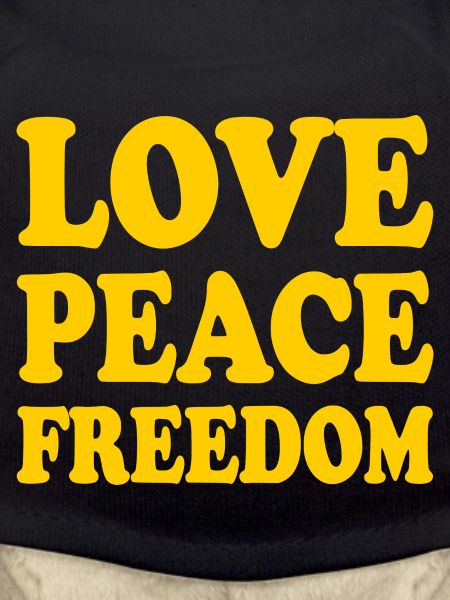 Love peace freedom