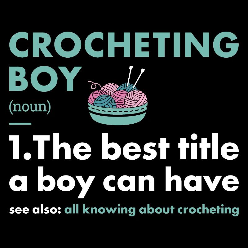 Crocheter Boy Definition Crocheting