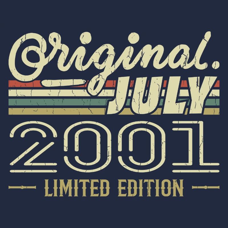 Juli 2001 Original Geburtstagsgeschenk 2001
