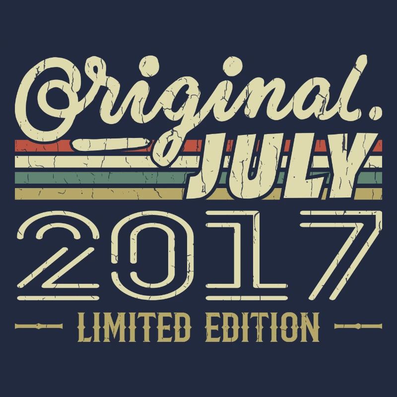 Juillet 2017 Original Cadeau Anniversaire 2017