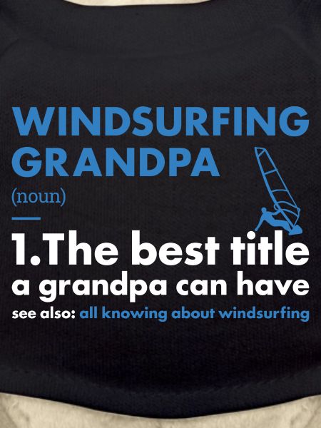 Sport Grandpa Windsurfing