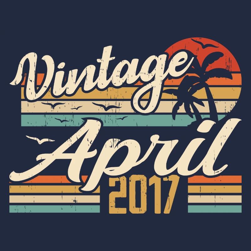 April 2017 Geburtstag Vintage Geschenkidee 2017