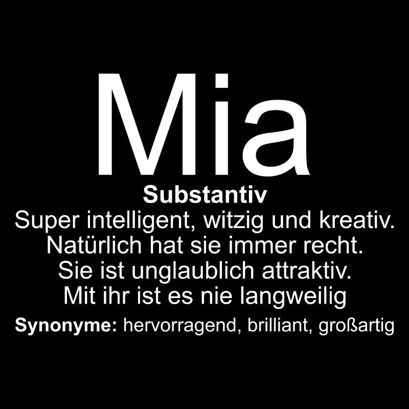 Name Definition Mia