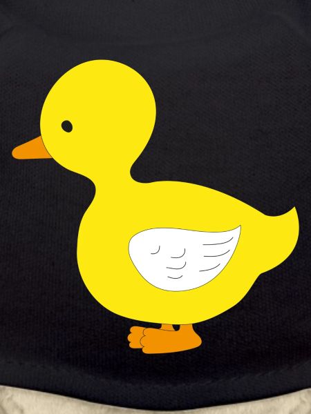 Funny little yellow duck