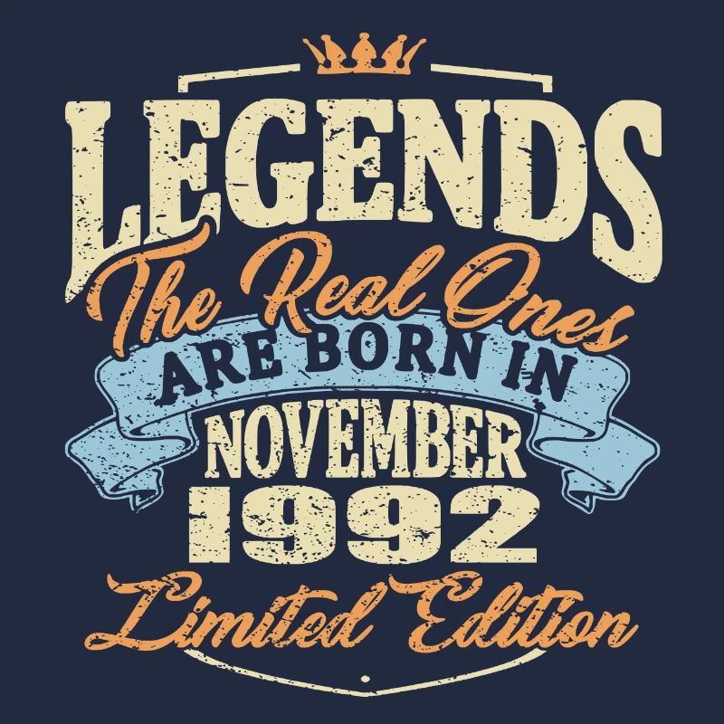 Echte Legenden werden im November 1992 geboren