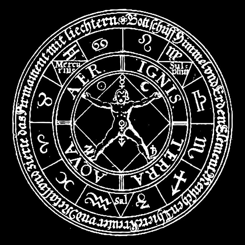 Gothic Okkult Sigil Zeichen Geschenk