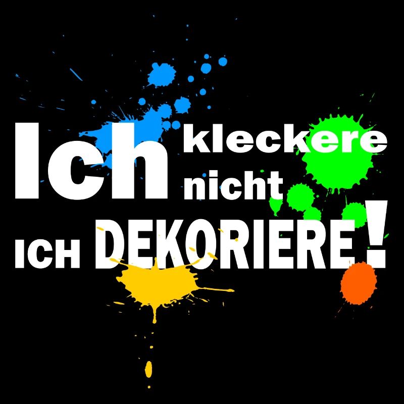 Je ne renverse pas je décore blob de 2 couleurs