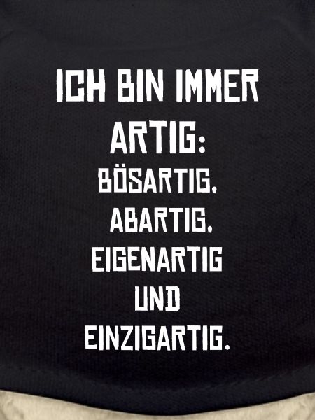 I am always artig