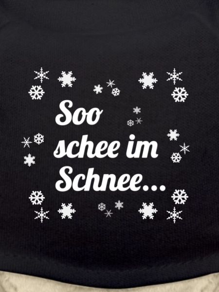 So in the snow ...