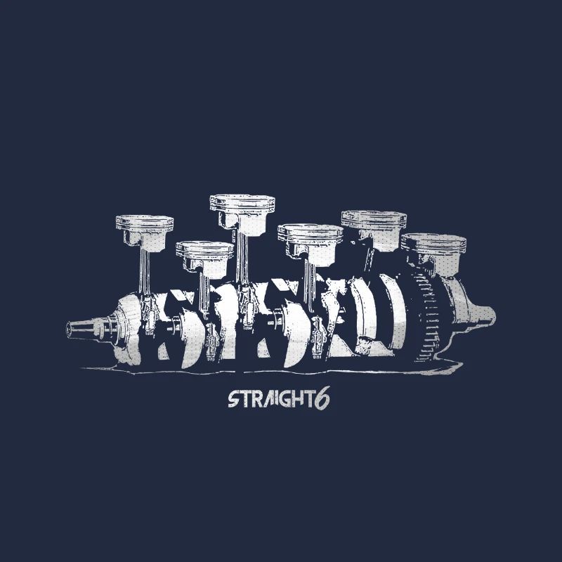 Inline six-cylinder engine