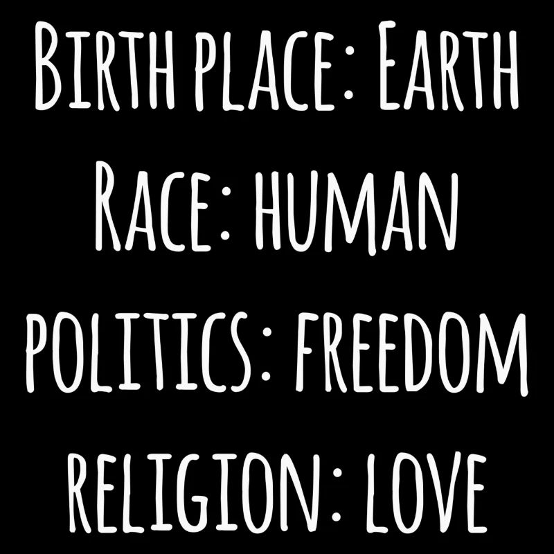 Human freedom love sprüche