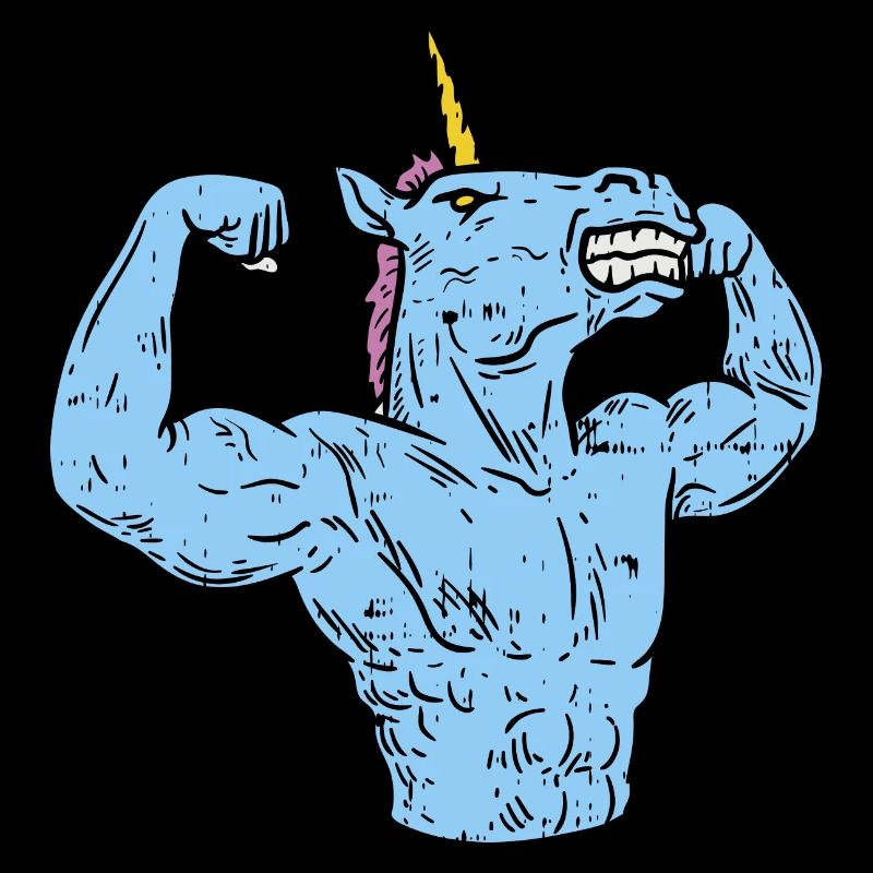 Einhorn muscles exagérés