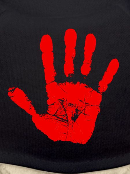 Red Handprint