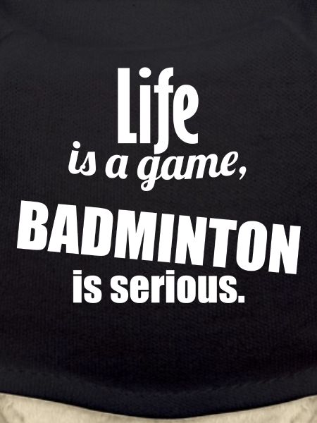 Badminton player badminton gift