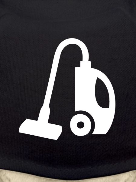 A white vacuum cleaner