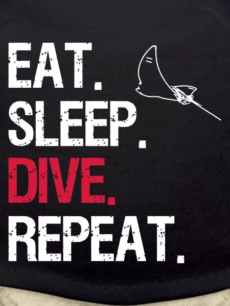Eat Sleep Dive Repeat - Adlerrochen