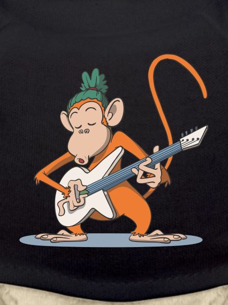Monkey plays guitar gift