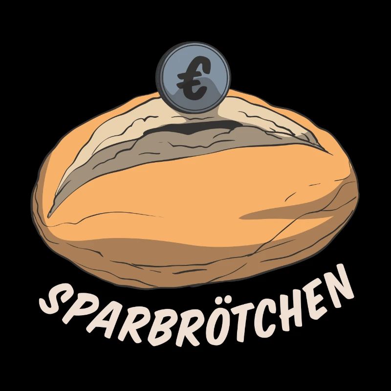 Sparbrötchen Sparschwein Semmel