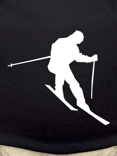 Skifahrer Silhouette