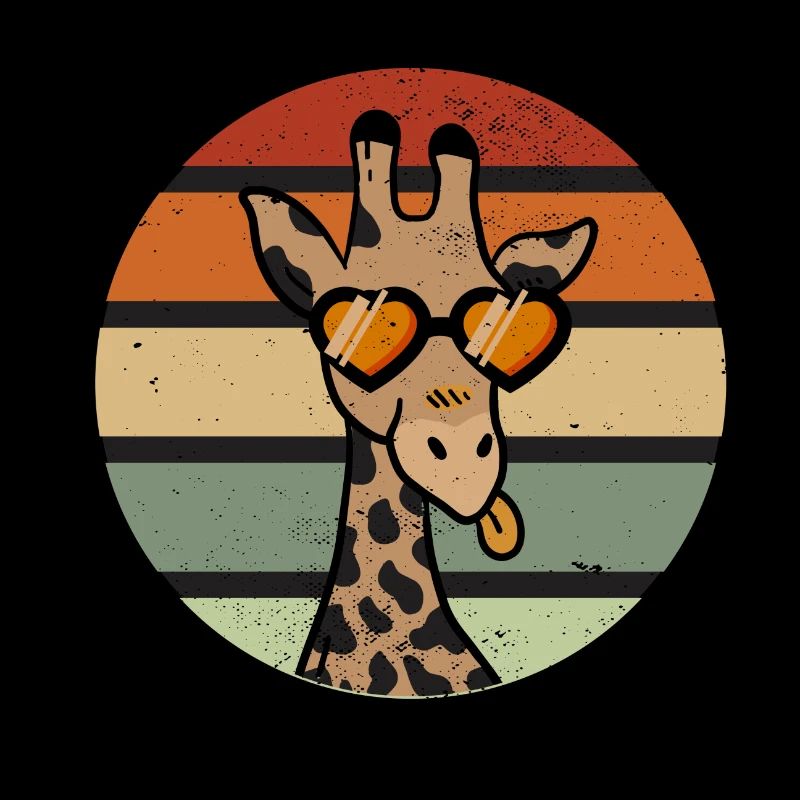 Giraffe Retro