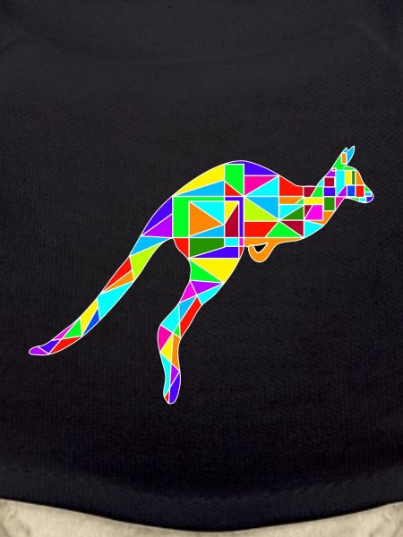 Kangaroo baby polygon