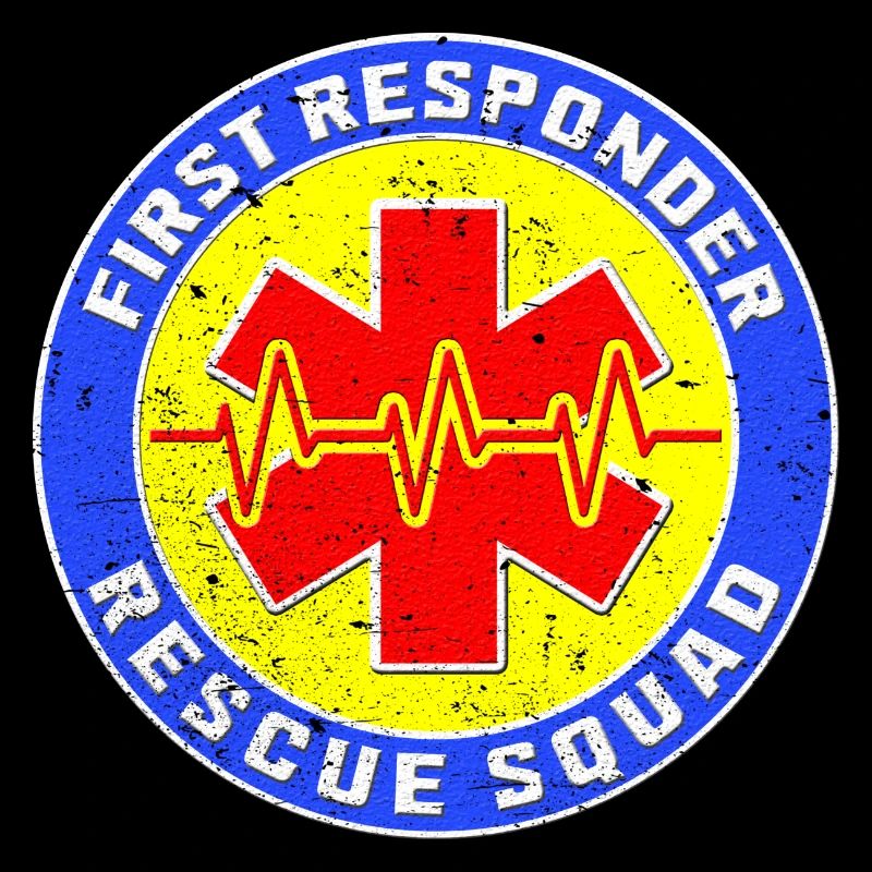 Cool round first responder motif