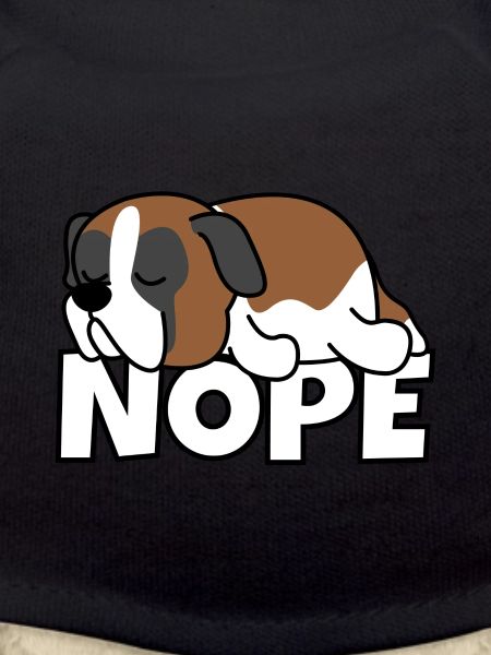 Nope Saint Bernard dog