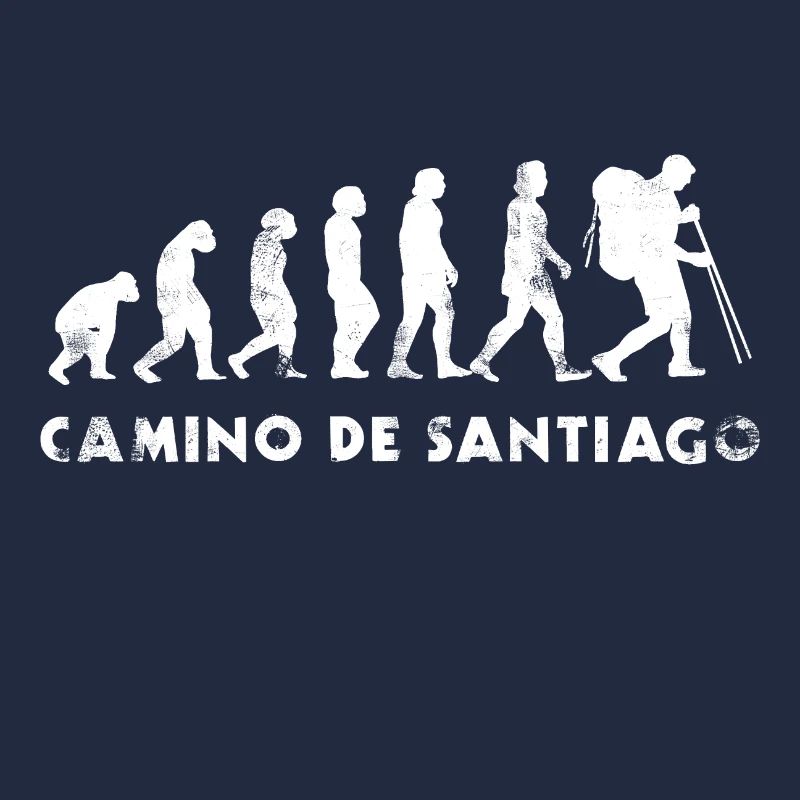 Jakobsweg Evolution Pilger Wanderer Geschenkidee
