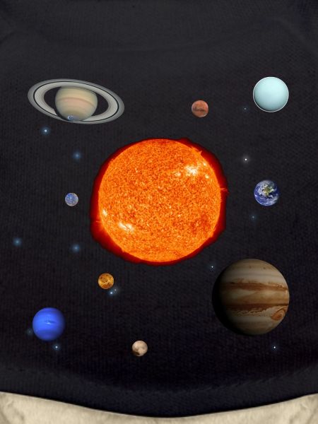 Unser Sonnensystem mit Pluto!