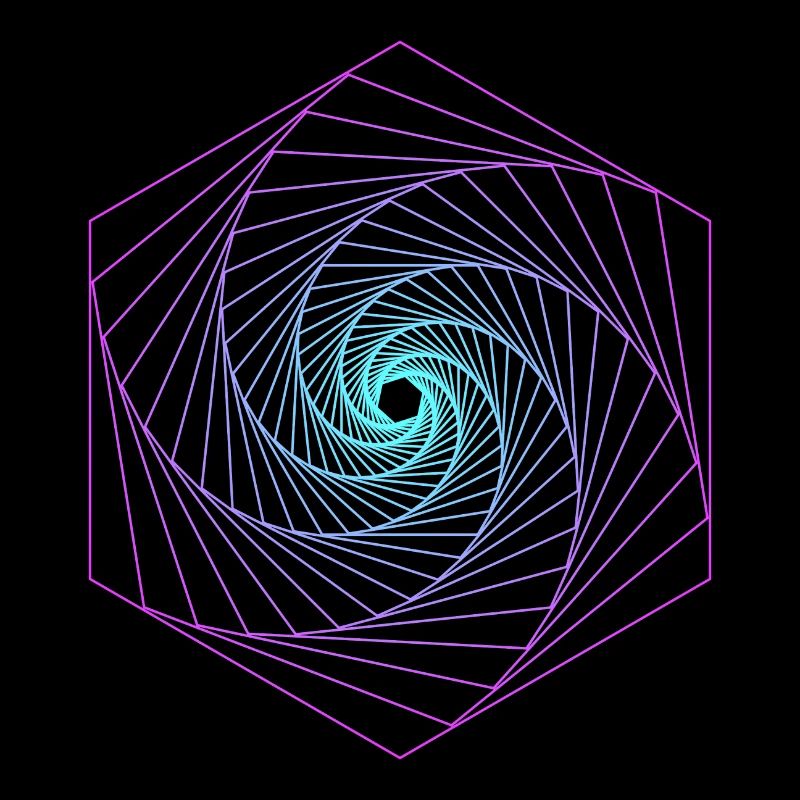 Sacred Geometry Spiralle