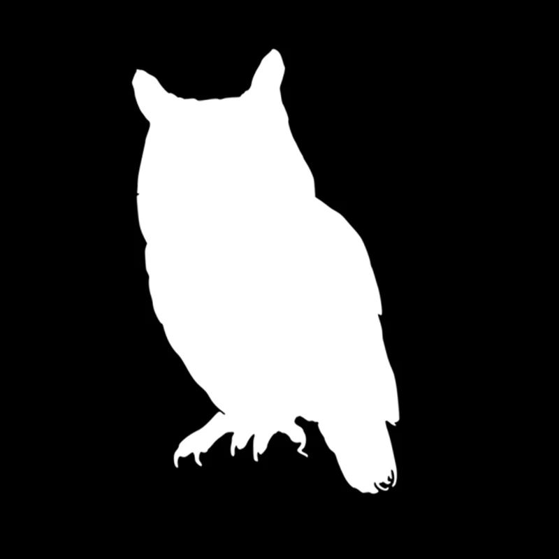 Eule Owl Geschenkidee Silhouette Schwarz Weiß