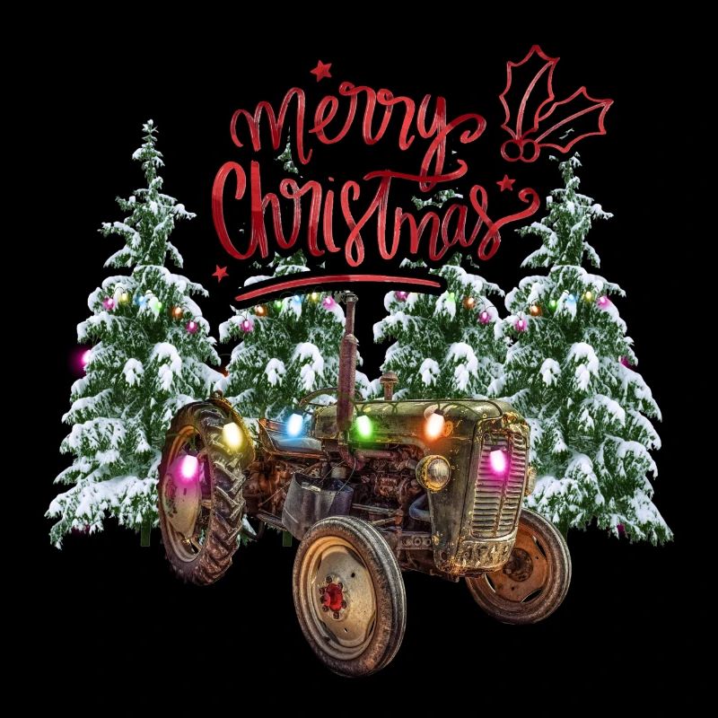 Weihnachtstraktor