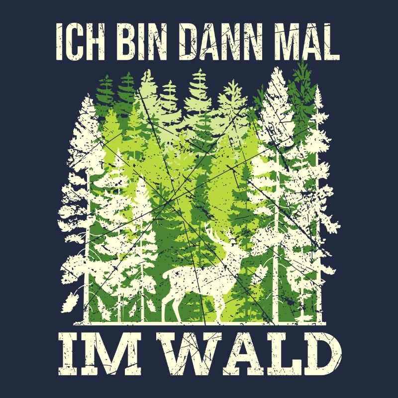 Waldarbeiter Wald Spruch Jäger Witz Geschenk