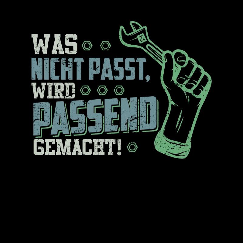Handwerker Spruch Vintage Geschenk Werkzeug