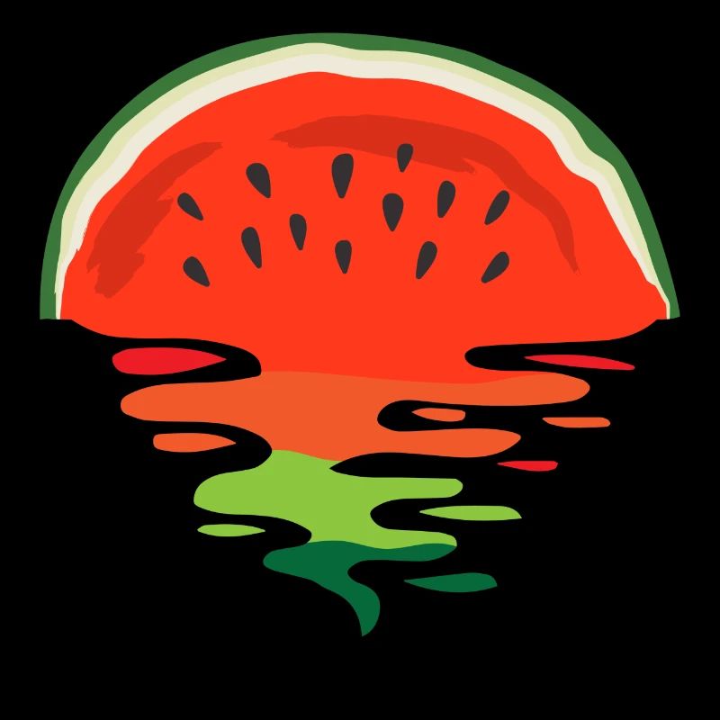 Coucher de soleil Melon