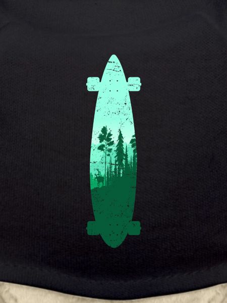 Longboard Longboarder Skateboard Skate Sihouette