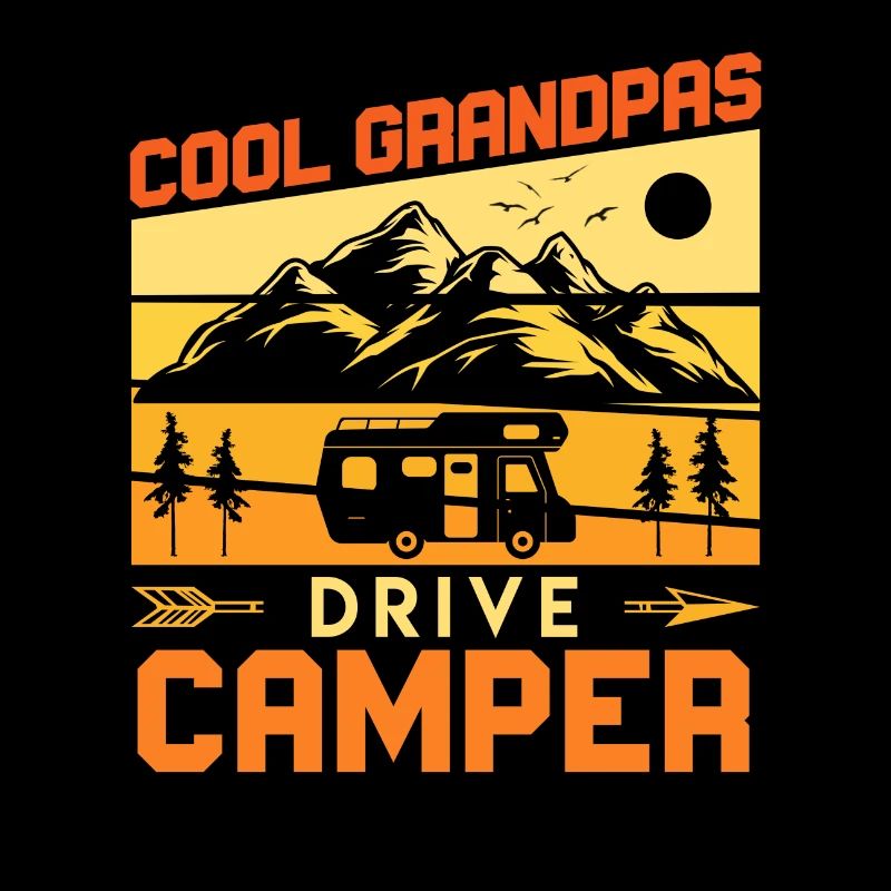 Cool Grandpas Drive Motorhome Motorhome Gift
