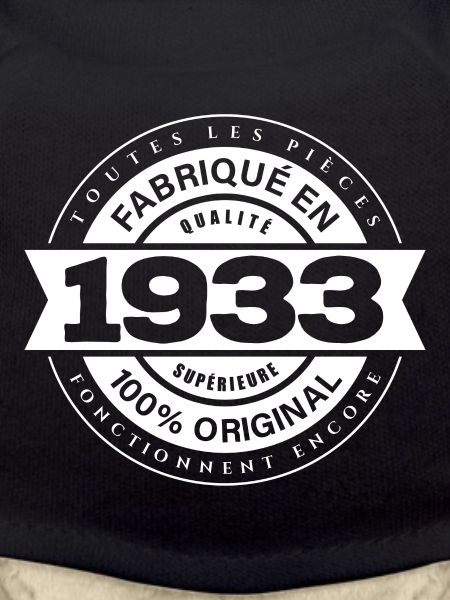 FABRIQUÉ EN 1933